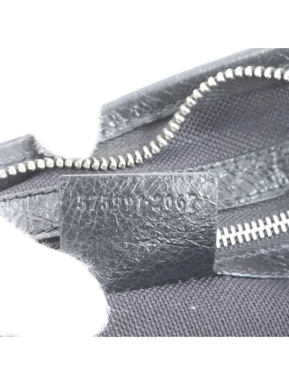 ★SOLD★ Gucci Interlocking Leather Clutch Pouch Black Ewe - Picture 8 of 8